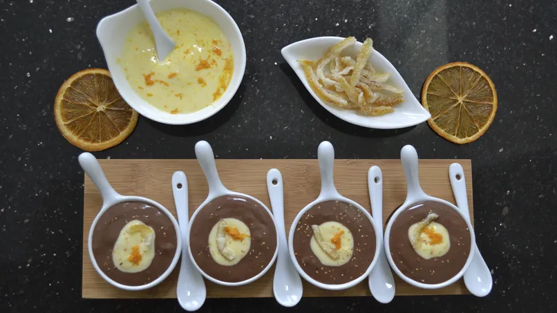 Chocolate and Orange Cream Pudding