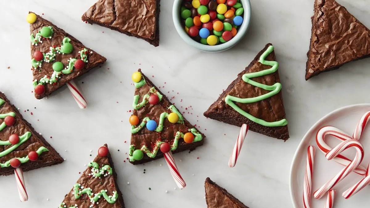 Holiday Tree Brownies