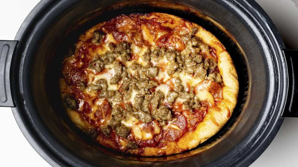  Slow-Cooker Deep-Dish Pizza
