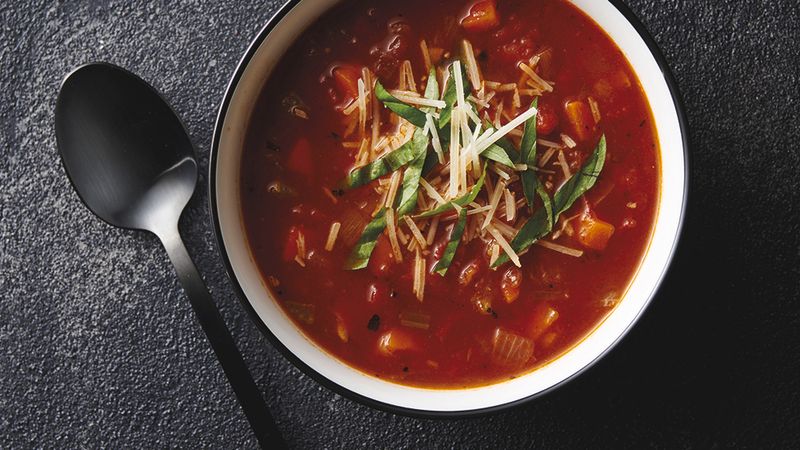 Balsamic Tomato Soffritto Soup Recipe - Tablespoon.com