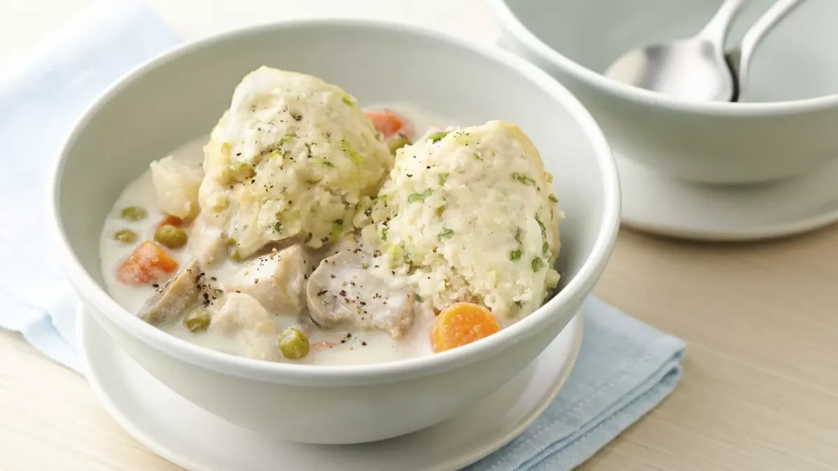 Slow-Cooker Chicken Stroganoff Pot Pie