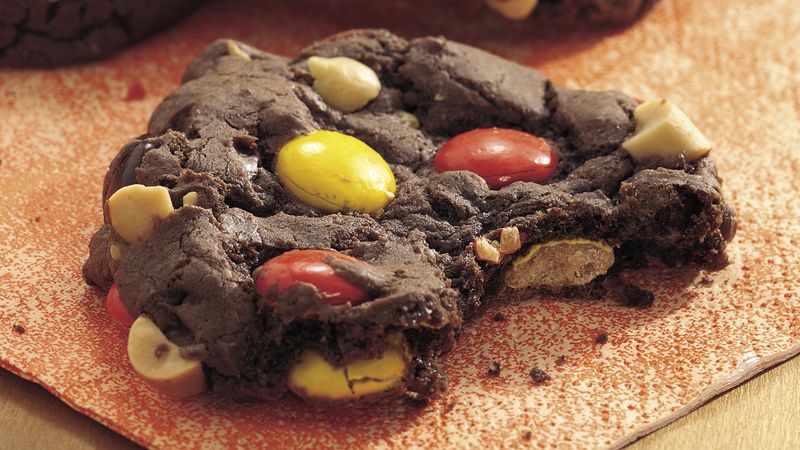 Cake Mix Peanut-Fudge Cookies