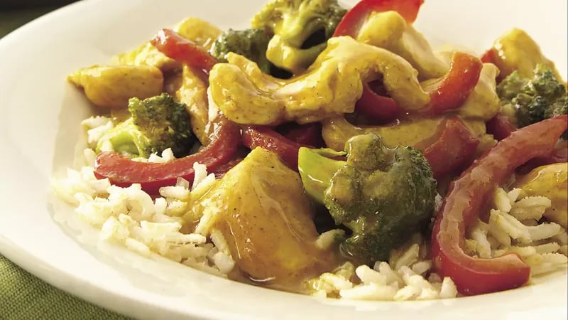 Curried Turkey Stir-Fry