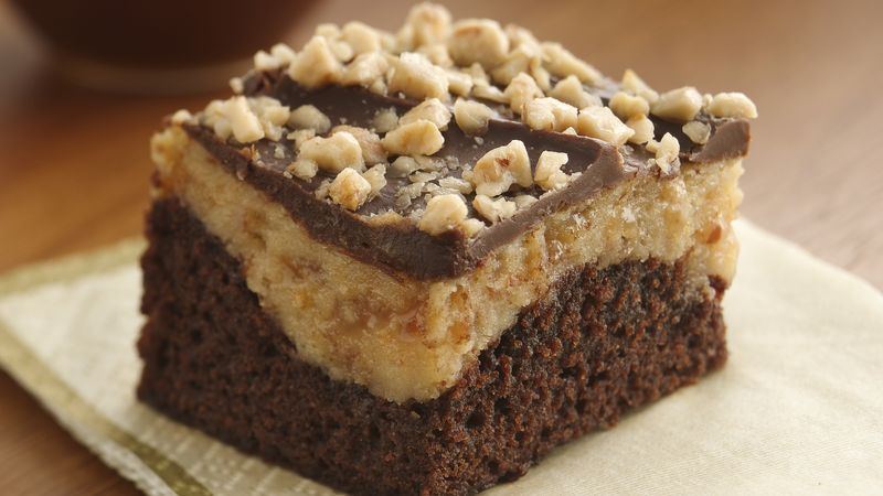 Peanut Butter-Toffee Cheesecake Brownies