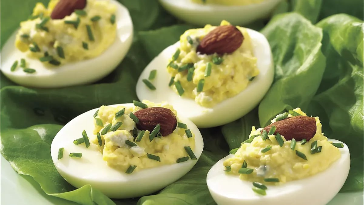 Blue Cheese-Stuffed Eggs