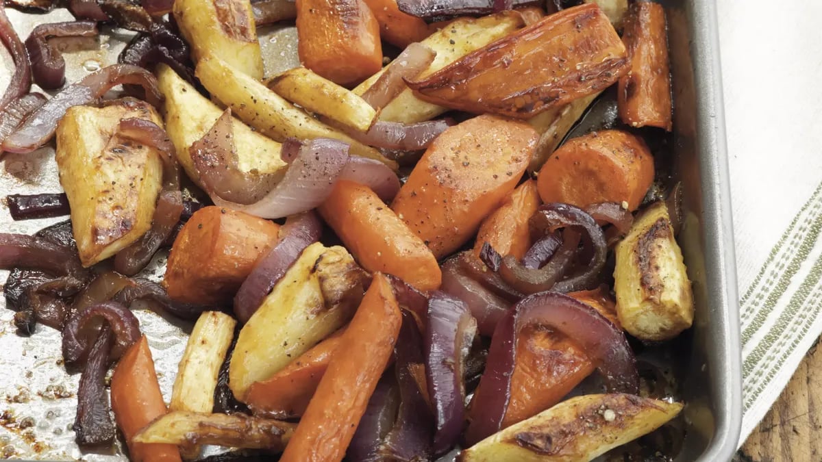 Balsamic-Glazed Root Vegetables