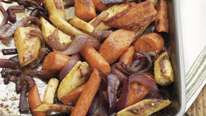 Balsamic-Glazed Root Vegetables