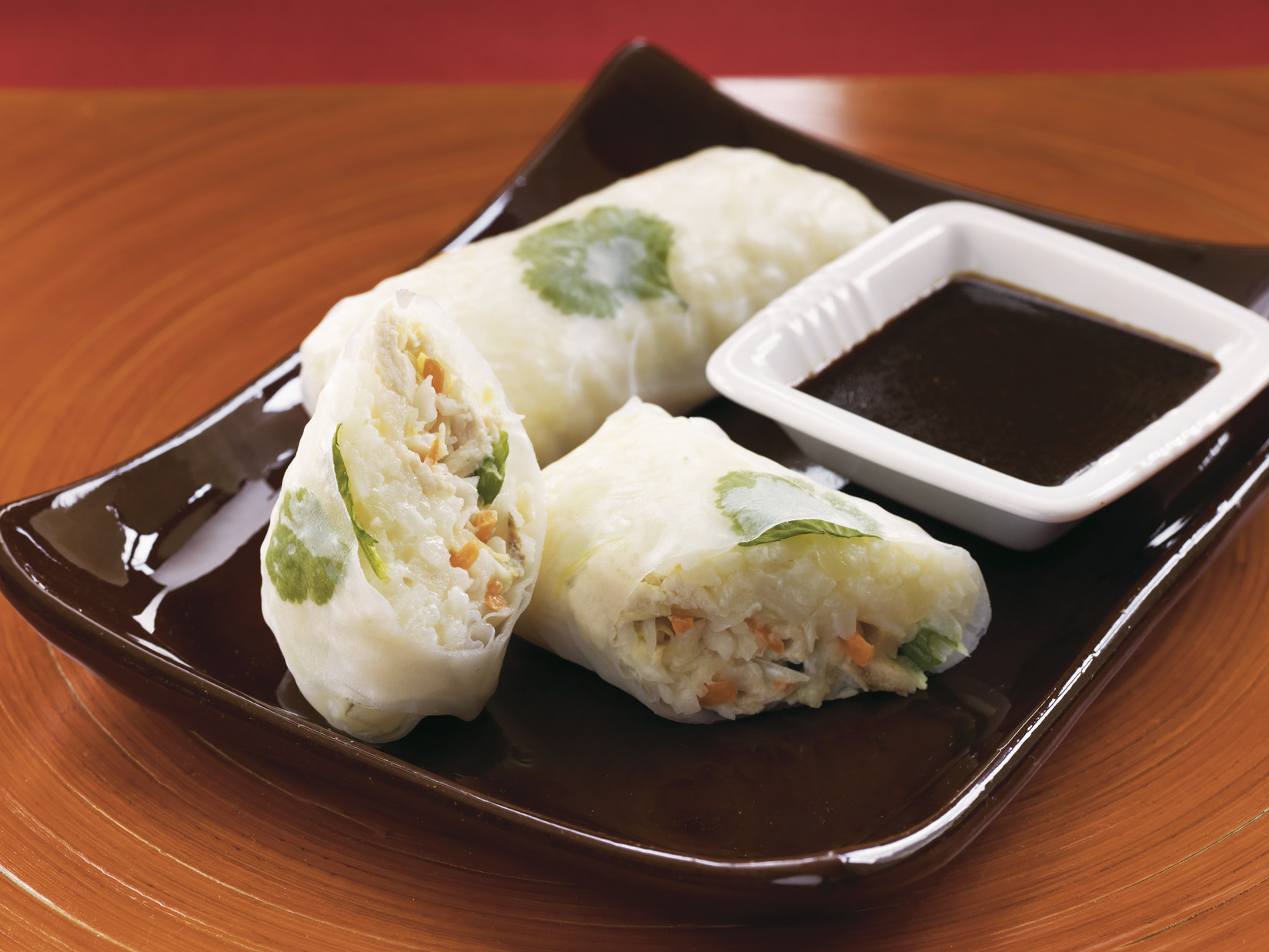 Chicken Spring Rolls With Hoisin Sauce Recipe - BettyCrocker.com