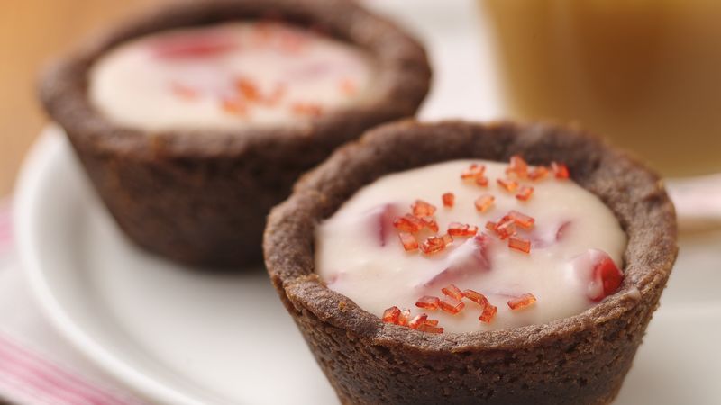 Cherry-Chocolate Cookie Cups