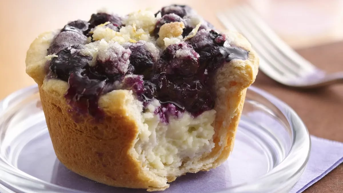 Blueberry Cream Cheese Mini Pies