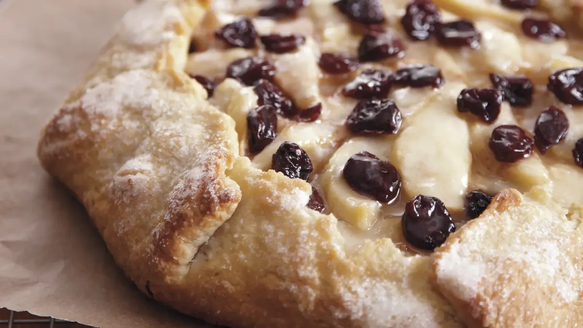 Cherry-Almond-Pear Crostata