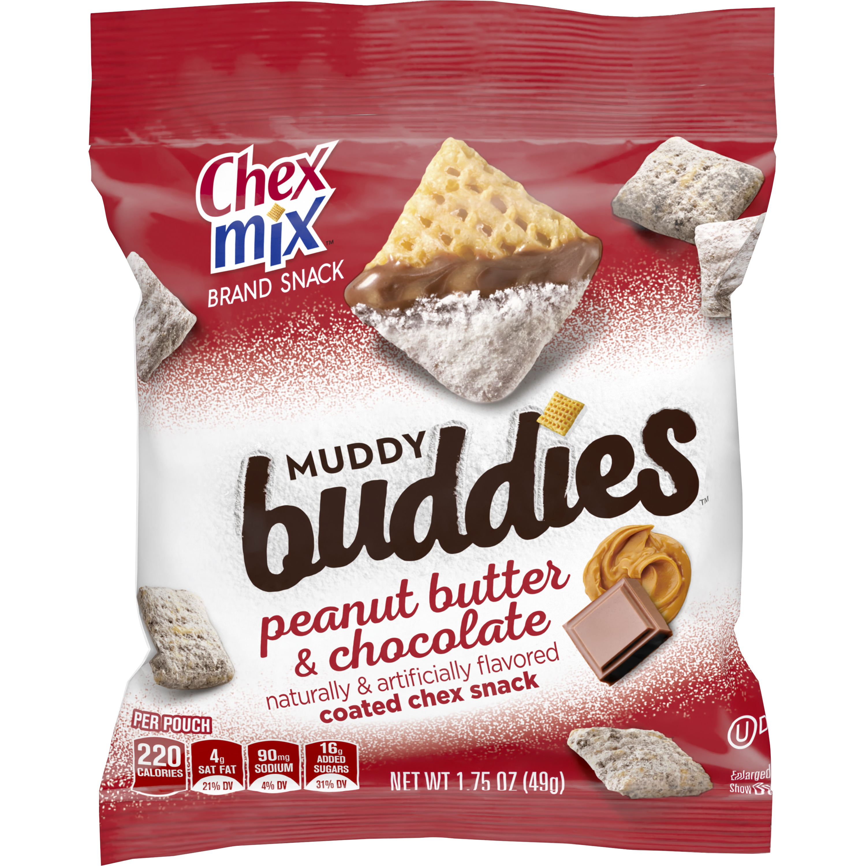 chex mix with powdered sugar