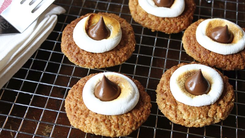 Easy Oatmeal S’mores Cookies