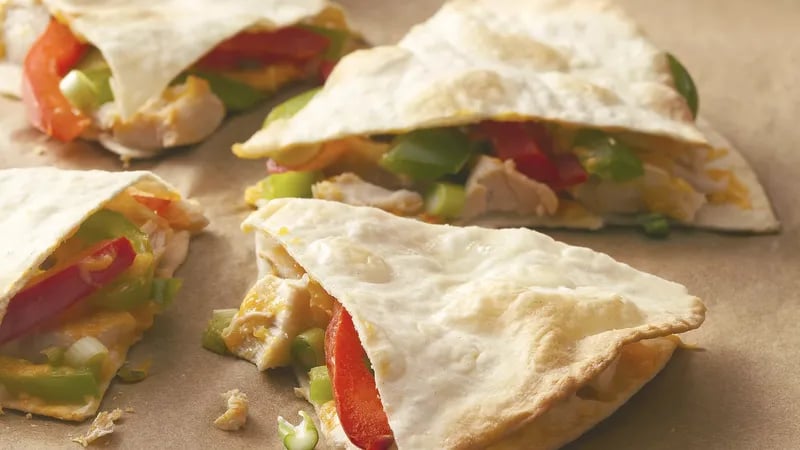 Fiesta Chicken Quesadillas