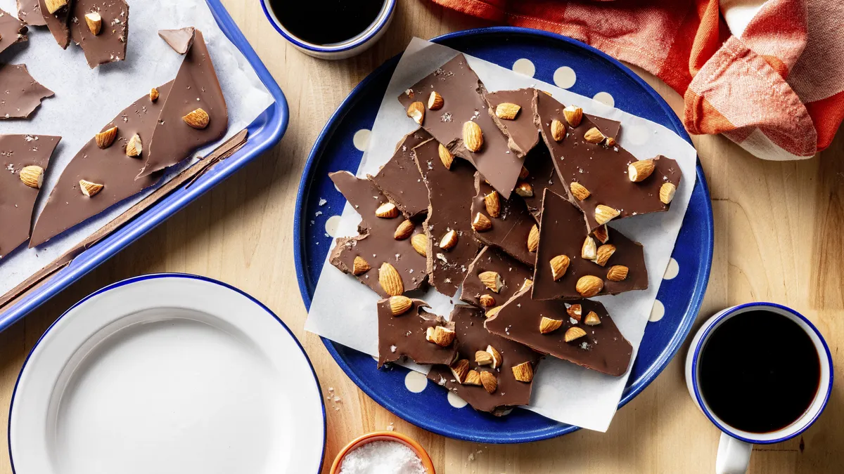 Almond Dark Chocolate Bark