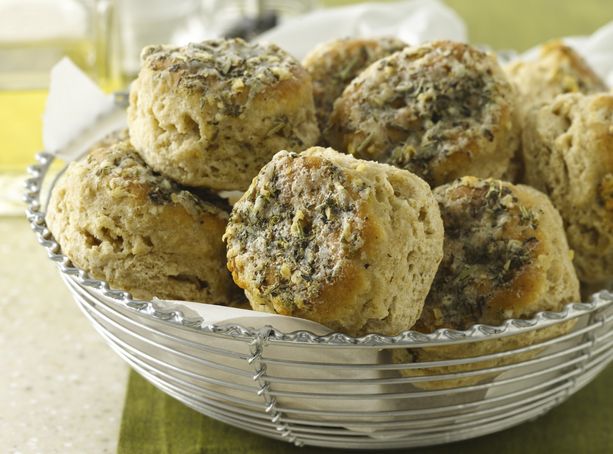 Parmesan Herb-Topped Whole Grain-Rich Biscuits