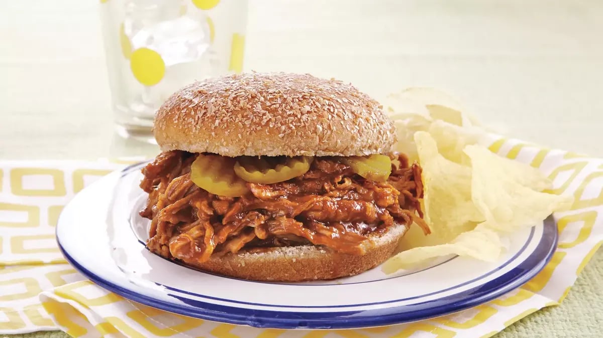 Slow-Cooker BBQ Pork Sandwiches