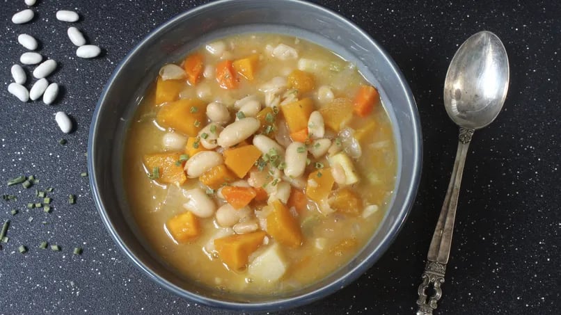 White Beans and Pumpkin Soup