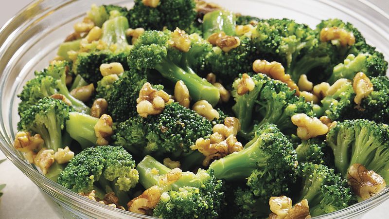 Broccoli with Walnut-Garlic Butter