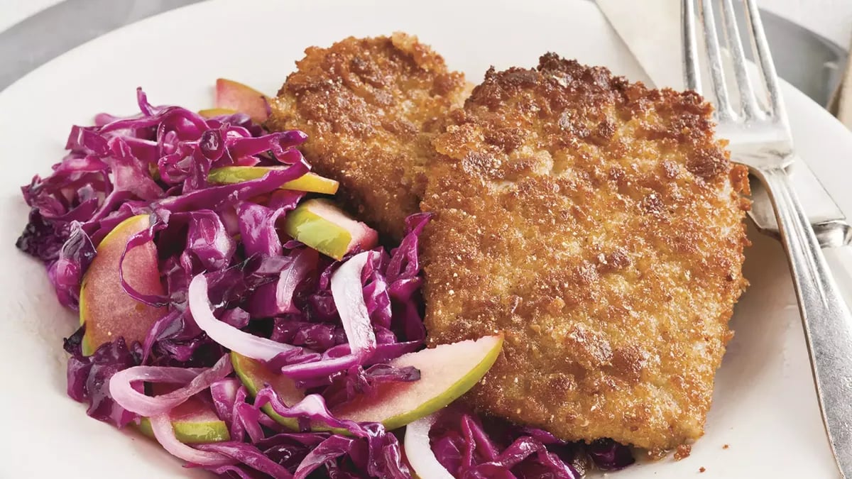 Cumin-Crusted Pork Cutlets