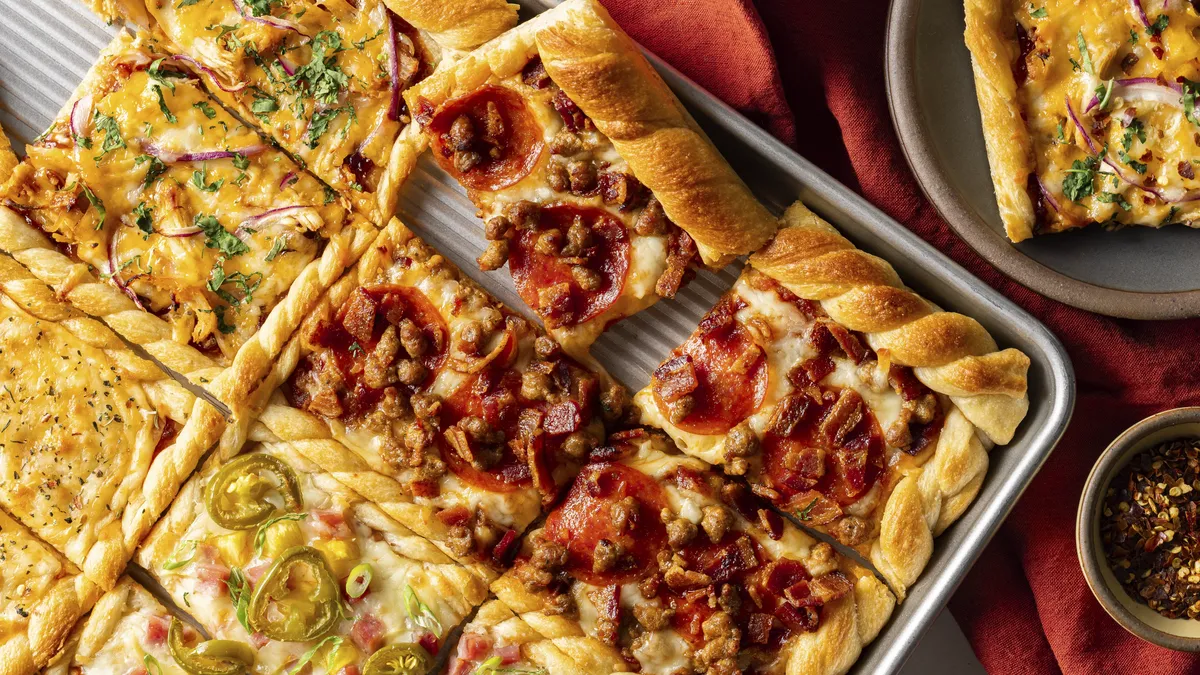 Toaster Writing Sheet-Pan Pizza (4 Flavors) Recipe - Pillsbury.com