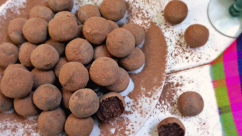 Mexican Chocolate Truffles 