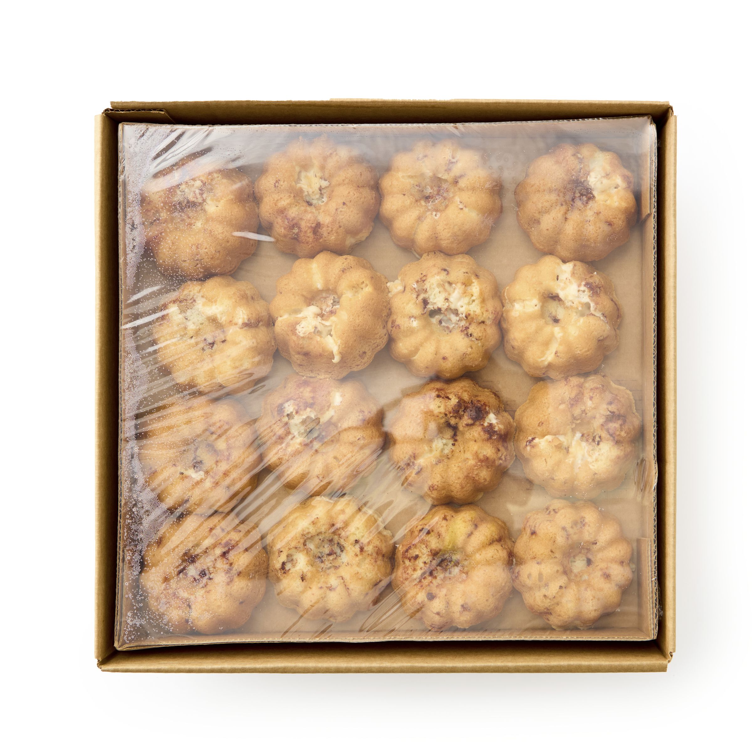  Open Case Pillsbury Frozen Baked Filled Bundt Muffin Bulk Cinnamon Cream Cheese 48/2.5 oz
