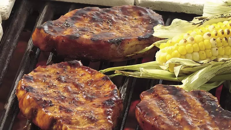 Hoisin Glazed Pork Chops