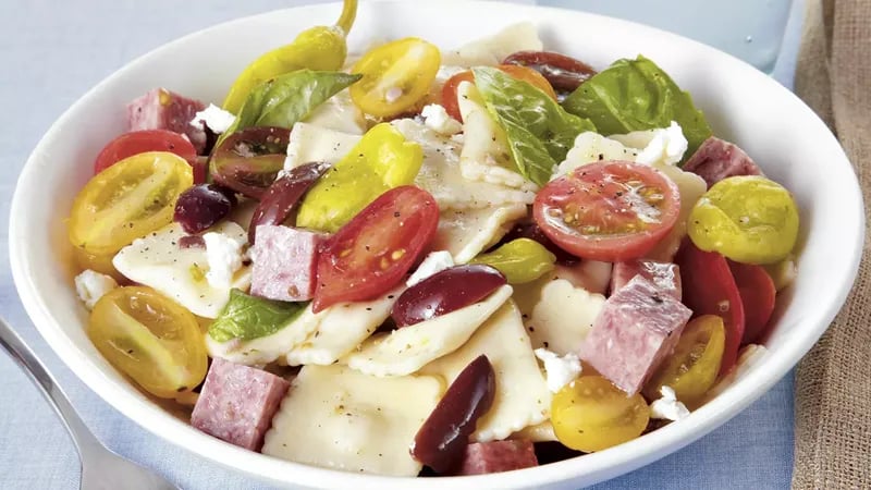 Mediterranean Ravioletti Salad Recipe - Pillsbury.com