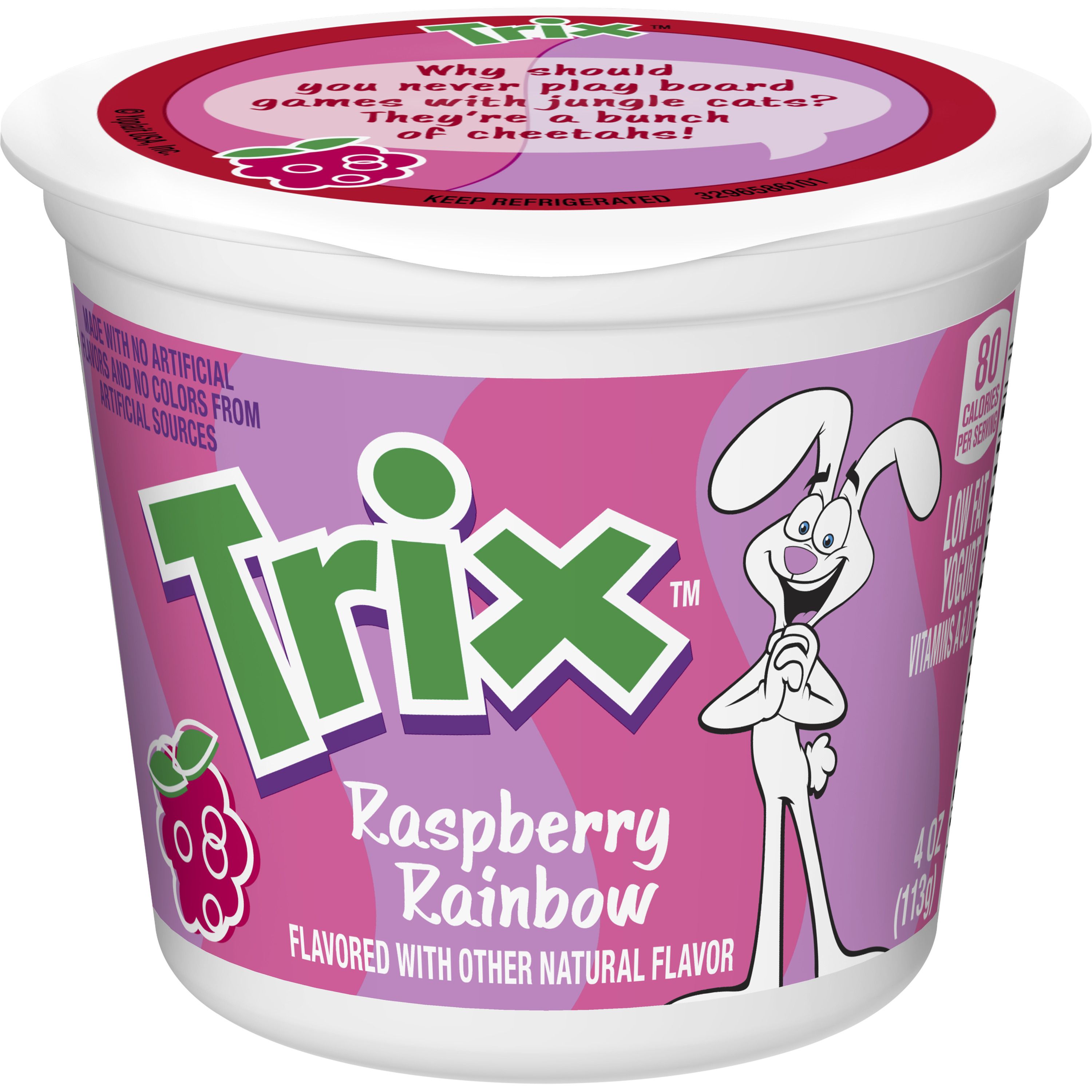 Yoplait® Trix™ Gluten Free Yogurt Single Serve Cup Raspberry Rainbow ...