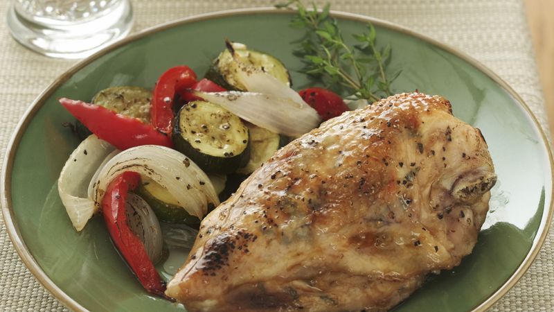 Maple-Thyme Roasted Chicken Breasts