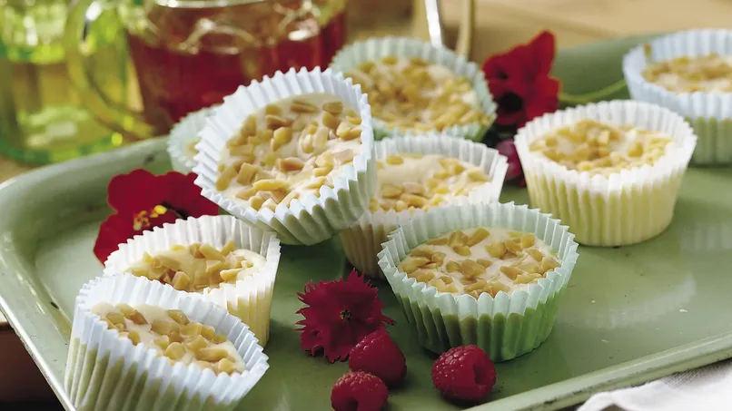 Mini Almond Cheesecakes