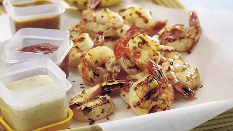 Spicy Grilled Shrimp Platter