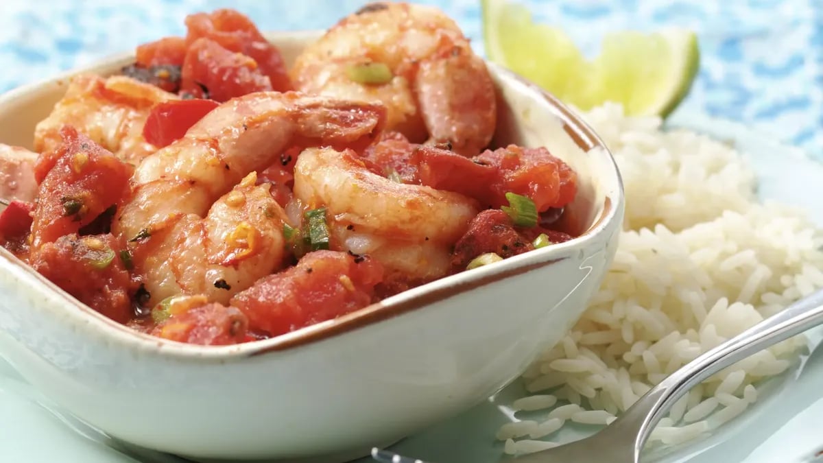 Fire Roasted Shrimp Veracruz