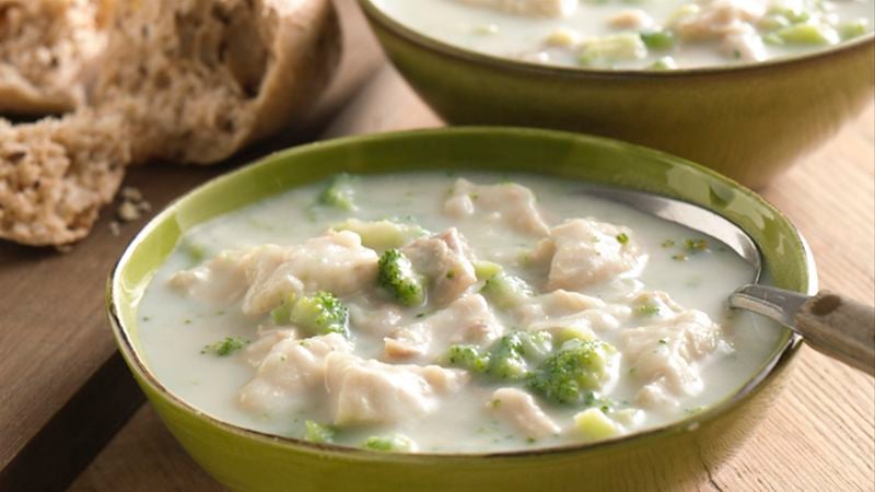 Cheesy Broccoli-Potato Soup