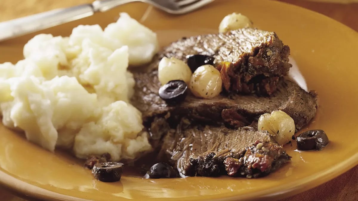 Slow-Cooker Mediterranean Pot Roast