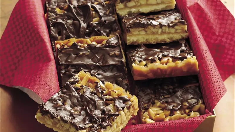 Almond Toffee Bars