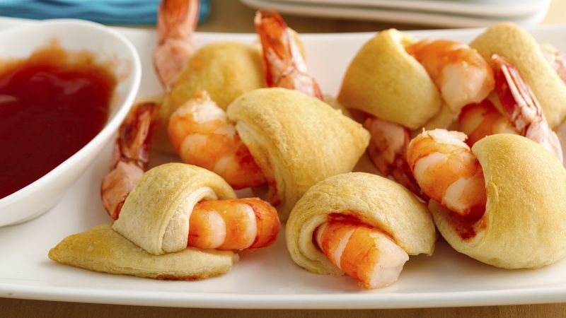 Sweet and Sour Crescent Shrimp Poppers