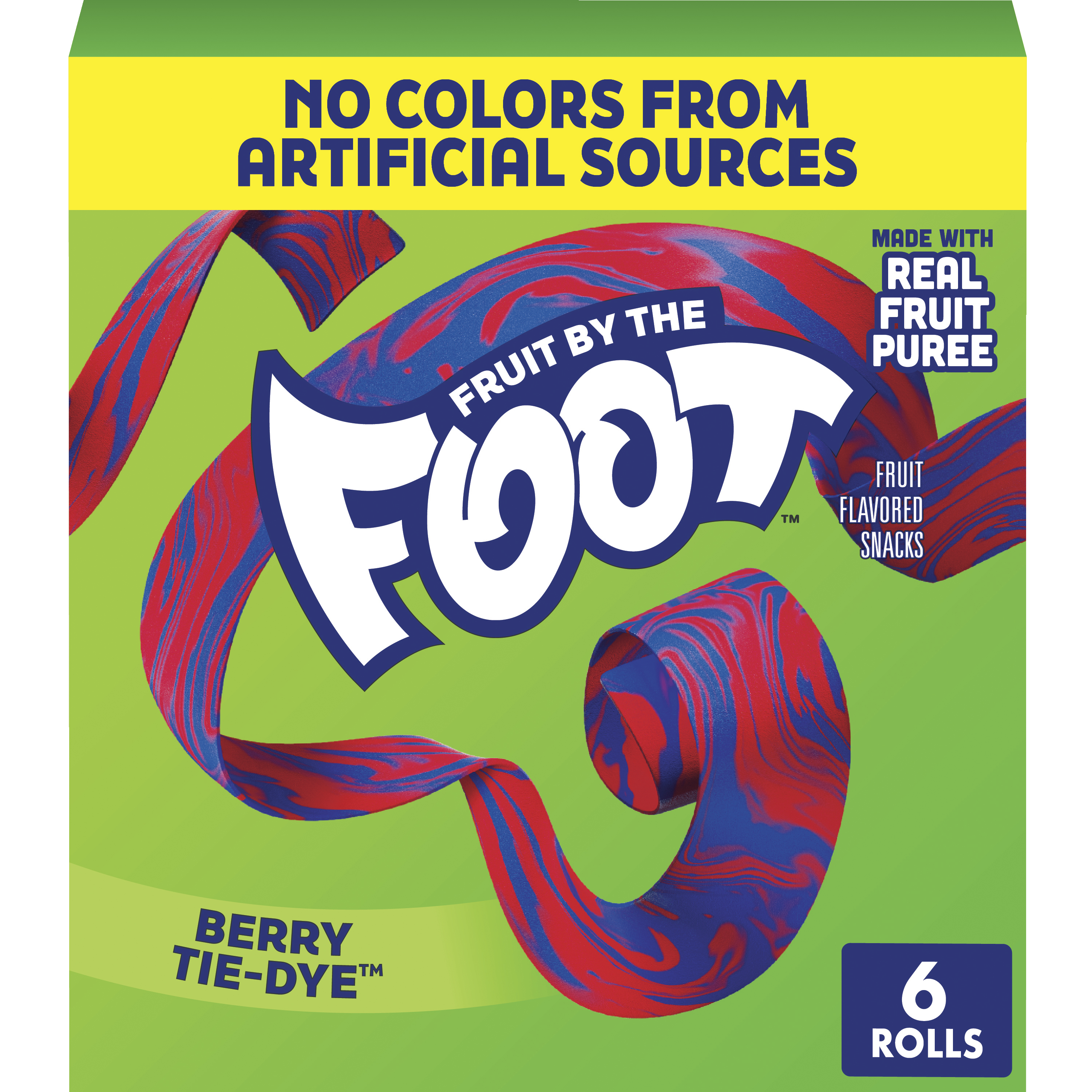 Berry Tie-Dye Flavor | Gummy Fruit Candy | Fruit by the Foot