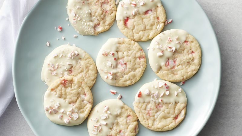 Double Peppermint Crunch Cookies