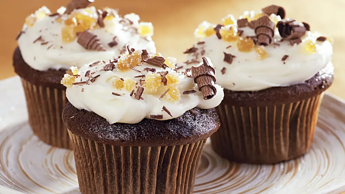 Chocolate Gingerbread Cupcakes