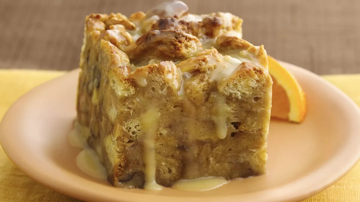 Orange-Kissed Breakfast Bread Pudding