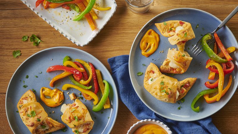 Cheesy Southwest Chicken Crescent Rolls for Two