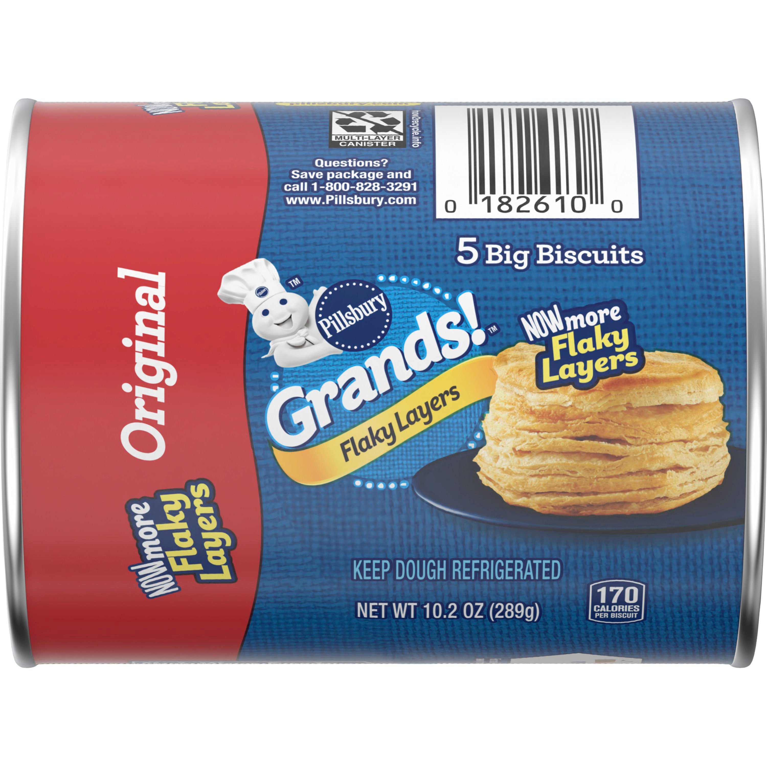 Grands!™ Flaky Layers Original Biscuits 5 ct - Front