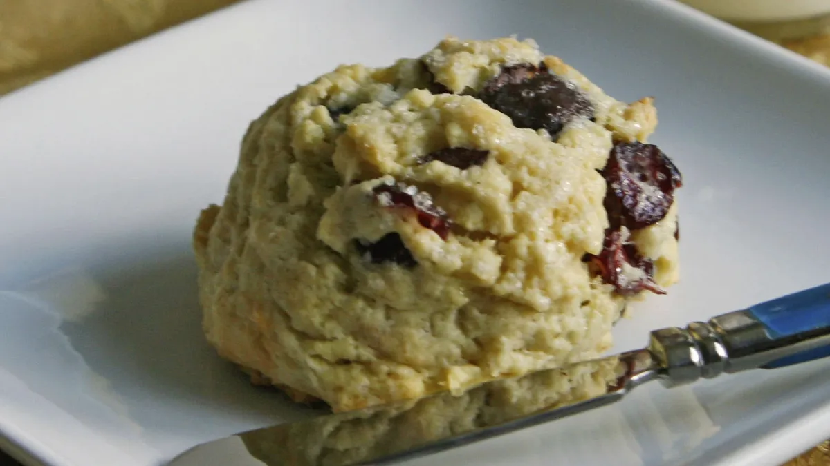 Dark Chocolate-Cranberry Rock Cakes