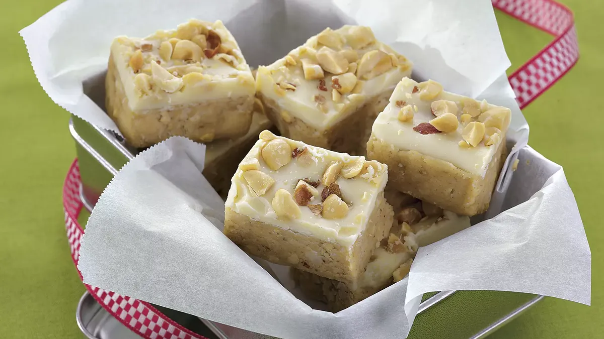 White Peanut Butter Fudge Bars