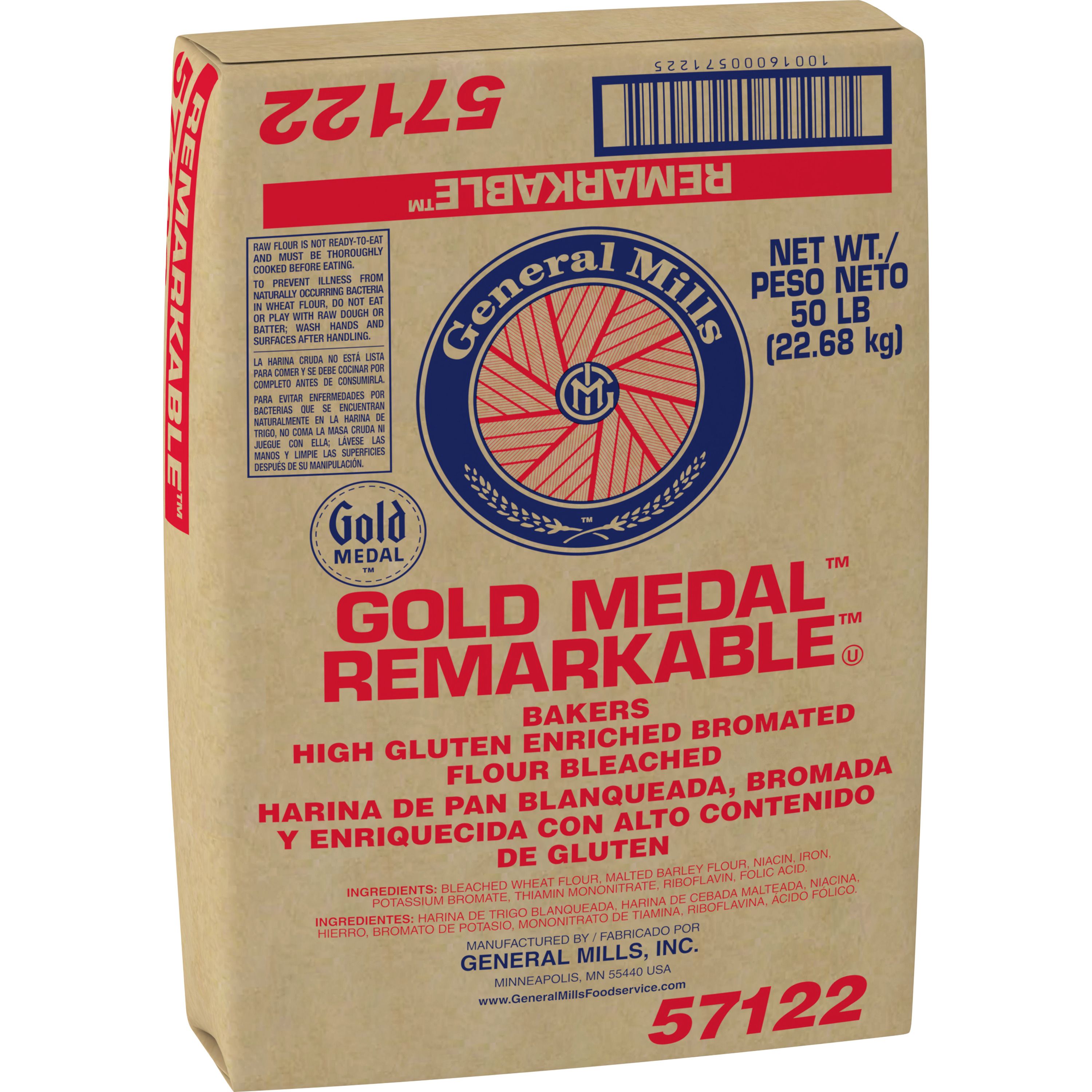 Gold Medal™ Remarkable™ Bakers Flour High Gluten Enriched/ Bromated ...