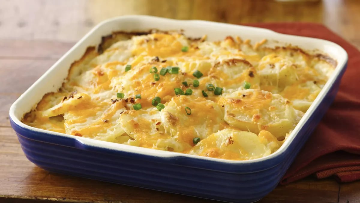 Cheddar Potato Gratin