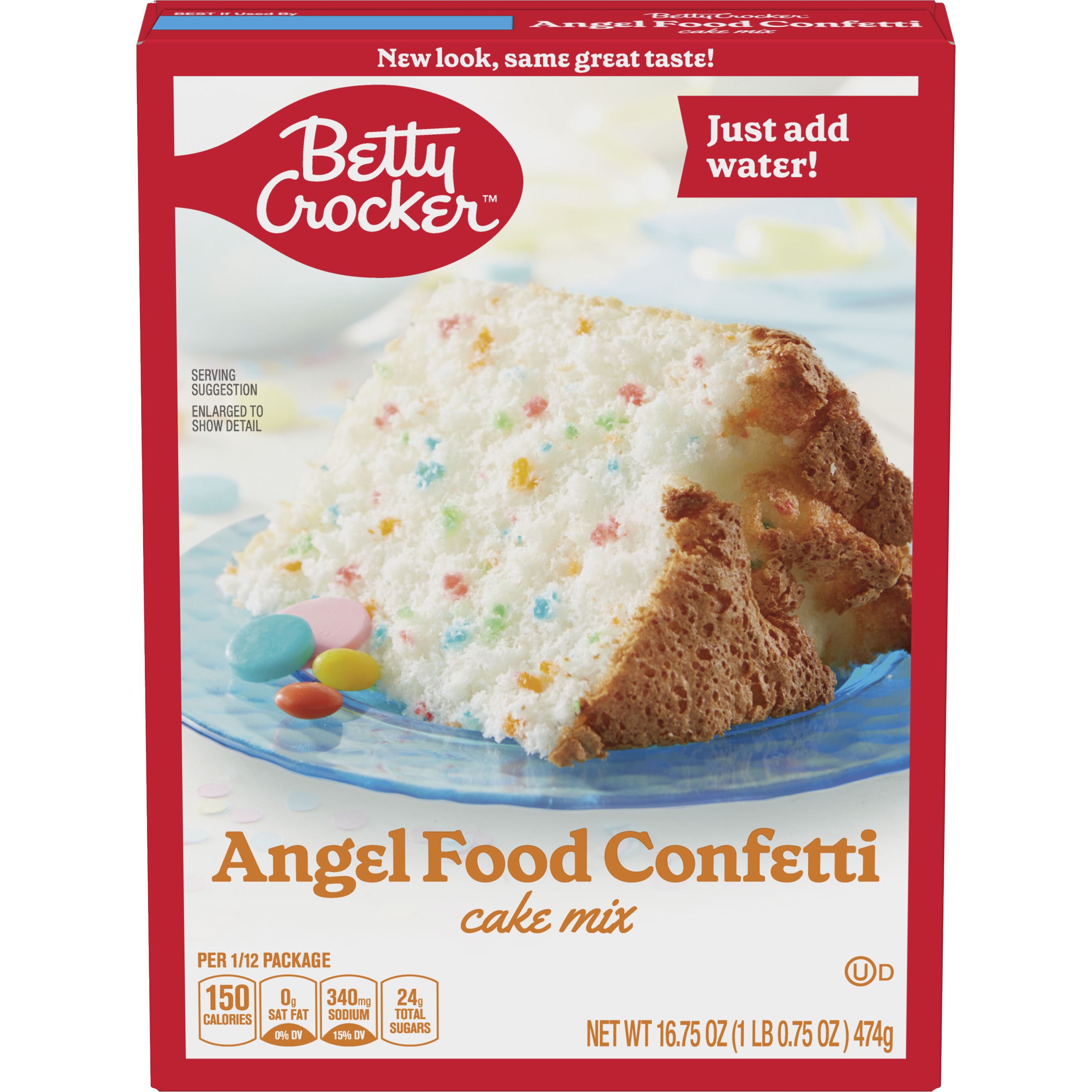 Betty Crocker™ Confetti Angel Food Cake Mix - Front
