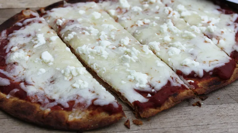 Four Cheese Flatbread Pizzas Recipe